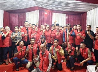 Perkuat Aksi Kemanusiaan, DPC PDI Perjuangan Depok Resmi Kukuhkan BAGUNA