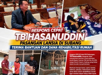 TB Hasanuddin Salurkan Bantuan Bagi Pasangan Lansia di Subang, Dari Renovasi Rumah Hingga Kebutuhan Pokok