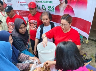 Semarak Bulan Bung Karno, PDI Perjuangan Palembang Latih Warga Kelola Sampah Jadi Bernilai Ekonomi
