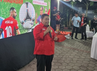 Solidkan Kader, DPC PDI Perjuangan Jaktim Gelar Nobar Piala Dunia 2026