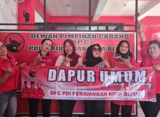 PDI Perjuangan Kota Blitar Rutin Gelar Dapur Umum Gotong Royong Setiap Bulan