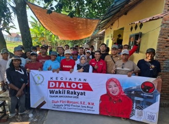 Diah Fitri Maryani Kawal Tata Kelola Desa Nanggela, Dorong Pelayanan Inklusif dan Pemerataan Infrastruktur