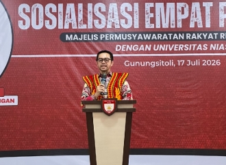 Marinus Gea Dorong Universitas Nias Bangun Kepemimpinan Berkarakter Pancasila