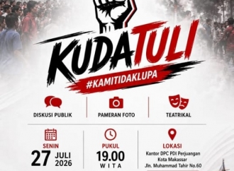 Merawat Demokrasi Melalui Sejarah, DPC PDI Perjuangan Makassar Akan Gelar Refleksi Kudatuli 1996