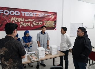Food Test Pastikan Asupan Gizi 400 Talenta Muda Soekarno Cup Terjaga Selama Turnamen