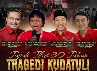 PAC PDI Perjuangan Ciracas Gelar Diskusi 30 Tahun Kudatuli: Hadirkan Adian Napitupulu, William Yani dan Seno Bagaskoro