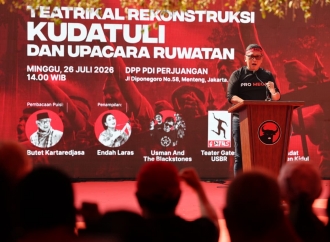 Peringati Kudatuli, Hasto Singgung Inisiasi Prananda Prabowo: Lagu Bung Karno Jadi Pengingat Sejarah
