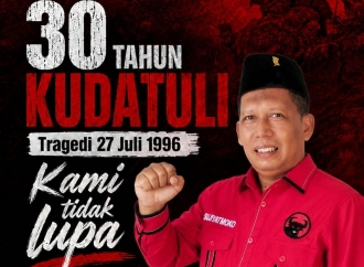 DPC PDI Perjuangan Lampung Selatan Gelar Renungan Kudatuli 1996