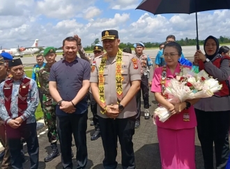 Sambut Kapolres Baru, Bupati Fransiskus Tekankan Sinergi dan Kondusivitas Kapuas Hulu