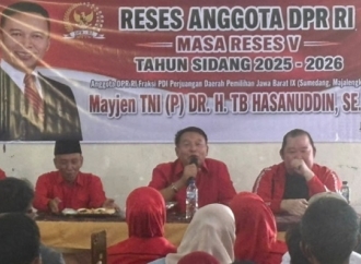 TB Hasanuddin Kunjungi Jajaran PAC PDI Perjuangan di 9 Kecamatan Saat Reses di Kab. Sumedang