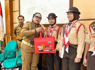 Bupati Endah Subekti Lepas Kontingen Gerakan Pramuka Gunungkidul ke Jamnas XII 2026