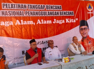 Buka Pelatihan BNPB di Temanggung, Wibowo Tegaskan Logistik & Sinergi Kunci Utama Penanganan Bencana