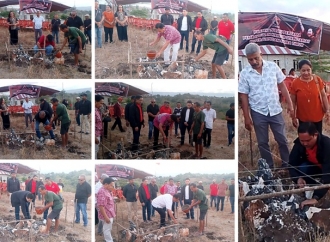 Wujudkan Mimpi Panjang, DPC PDI Perjuangan Sumba Timur Mulai Bangun Sekretariat Sendiri