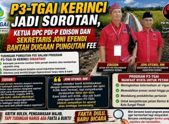 PDI Perjuangan Kerinci Tegaskan Tidak Pernah Meminta Atau Menerima Fee Program P3-TGAI