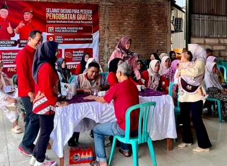 DPC PDI Perjuangan Gelar Pengobatan Gratis Serentak dan Dapur Marhaen