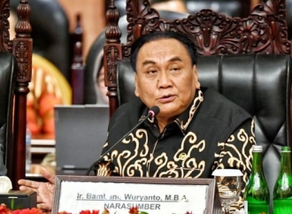 Hadiri Sidang Tahunan MPR 2026, Bambang Pacul Tiba Lebih Awal di Kompleks Parlemen