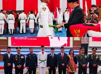 Selamat Bertugas, Andrei Angouw Kukuhkan 38 Paskibraka Kota Manado Tahun 2026