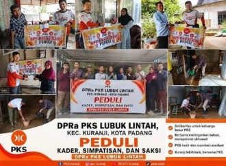 PAC PDI Perjuangan Ukui Hadir dan Turun Langsung Bantu Korban Rumah Roboh