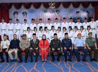 25 Anggota Paskibraka Rohul Dikukuhkan, Bupati Anton Minta Jaga Kekompakan