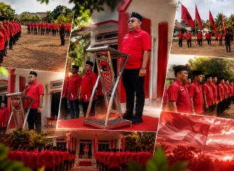 Usai Pimpin Upacara HUT ke-81 RI, Desta Ardiyanto: PDI Perjuangan Mesuji Harus Kuat Setiap Hari