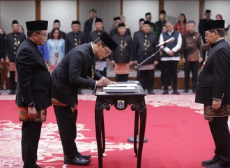 Dorong Akselerasi Kerja, Gubernur Pramono Anung Lantik 7 Pejabat Eselon II Pemprov DKI