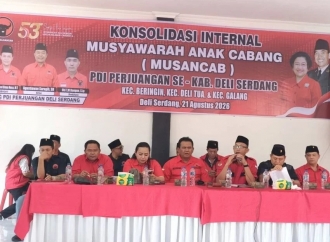 Perkuat Struktur Partai, DPC PDI Perjuangan Deli Serdang Gelar Musancab di Beringin dan Galang