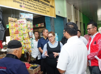 Ayu Nur Suri Sidak ke Sejumlah Pasar di Kota Palembang 