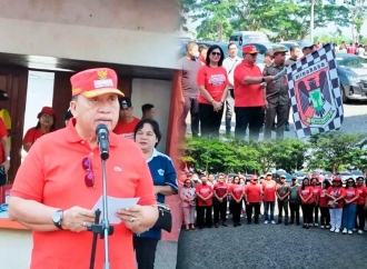 Dorong Guru Berinovasi, Bupati Robby Dondokambey Lepas Minahasa Education Road Show GTK 2026