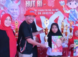 Gali Kreativitas Anak & Tumbuhkan Nilai Demokrasi Sejak Dini, PDI Perjuangan Pamekasan Gelar Lomba Mewarnai