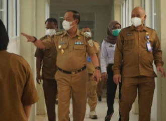 Bupati Yohanes Ontot Cek Kesiapan RSUD M.Th. Djaman Hadapi Bencana Asap Akibat Karhutla