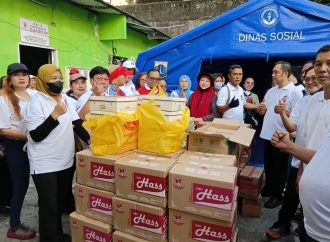 Melalui DPD DKI Jakarta, GNTI Salurkan Bantuan Sosial untuk Korban Kebakaran Rumah di Gambir