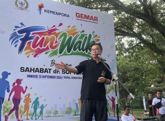 Kampanyekan Tubuh Bugar dan Kebersamaan, Sofyan Tan Gelar 'Gemar' di Medan
