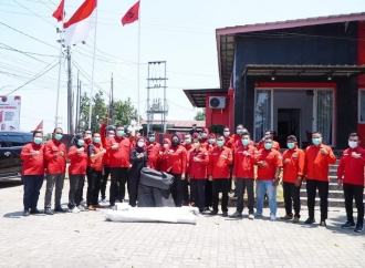 Perkuat Mitigasi Bencana di Selat Sunda, DPD PDI Perjuangan Lampung Disiplin Siagakan Pulau Sebesi