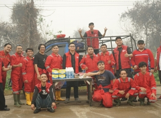 Dua Bulan Berjuang Padamkan Karhutla di Kalbar, Tim Redam Terima Bantuan Perlengkapan dari TMP Care