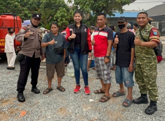 Kabut Asap Pekat dan Krisis Air, BMI Kalbar Turun Tangan Salurkan Bantuan