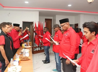 PAC PDI Perjuangan Se-Kota Jayapura Resmi Dikukuhkan, BTM Minta Kader Turun ke Rakyat