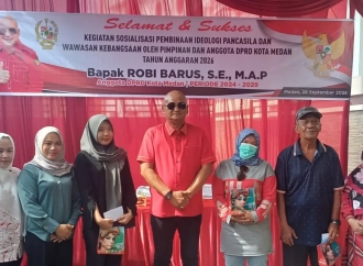 Robi Barus Ingatkan Warga Kota  Medan Jangan Sekali-kali Melupakan Sejarah
