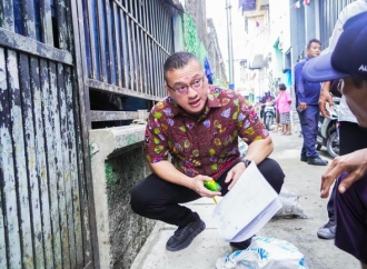 Kawal Aspirasi Reses, Hardiyanto Kenneth Tinjau Proyek Saluran Air di Jelambar Baru