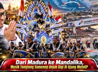Sumenep Ikut Sertakan Musik Tongtong Angin Ribut dalam MotoGP Mandalika 2026