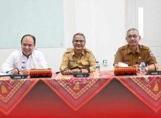 Bupati Nias Mengekspos Kondisi Terkini Kepada Tim Pengarah Satgas PRR  