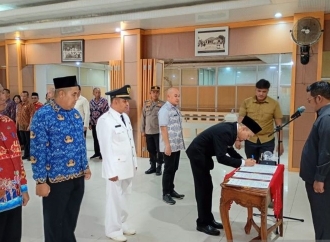 Bupati Bangka Selatan Lantik Pejabat Eselon II dan III