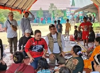 PDI Perjuangan Dirikan Dapur Umum dan Posko Bantuan Bagi Korban Kebakaran di Bangka Selatan