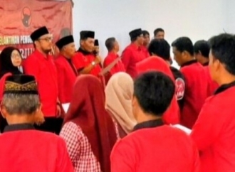 Konsolidasi Rampung, 17 Pengurus Ranting Se-Kecamatan Panekan Magetan Dilantik