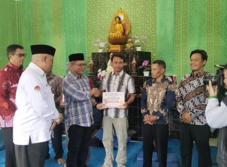 Bawa Aspirasi Umat Buddha di Temanggung, Wibowo Perjuangkan Bantuan Rehabilitasi 7 Vihara