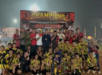 Paolus Hadi Tutup Desa Hilir Cup 1, Kopi Saring FC Keluar sebagai Juara
