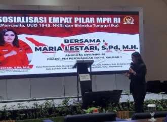 Maria Lestari Ajak Masyarakat Kalbar Perkuat Persatuan Melalui Sosialisasi Empat Pilar Kebangsaan