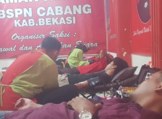 Peringati Hari Sumpah Pemuda, Wanoja Perjuangan Bekasi Gelar Aksi Donor Darah