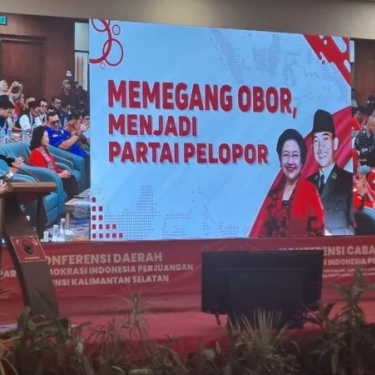 Konferda PDI Perjuangan Kalsel, Azwar Anas Ingatkan Kader Aktif Turun ke Masyarakat