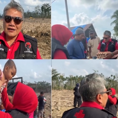 Sungai Berubah Jadi Lautan Kayu, Ribka Tjiptaning: PDI Perjuangan Hadir Atas Perintah Ibu Megawati