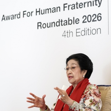 Di Abu Dhabi, Megawati Cerita Kenangan dengan Paus Fransiskus, soal Global Warming